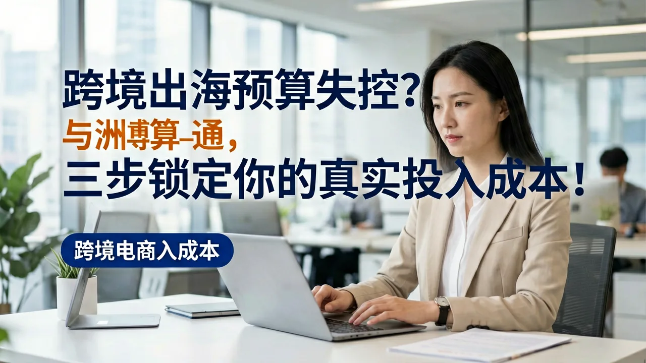 跨境出海预算失控?三步锁定你的真实投入成本
